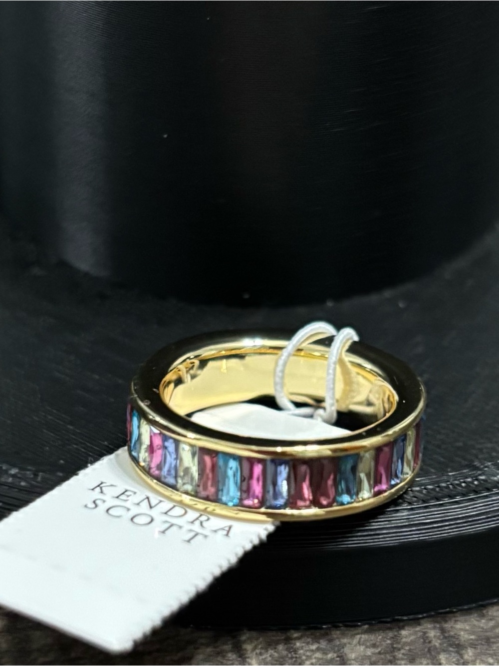 Kendra Scott Multicolor Crystal Band Ring - Picture 10 of 10